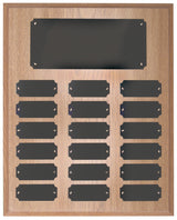 Oak Finish Perpetual Plaque
