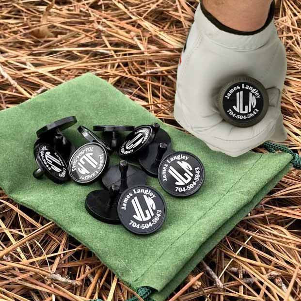 Golf Club Finders Black with Silver