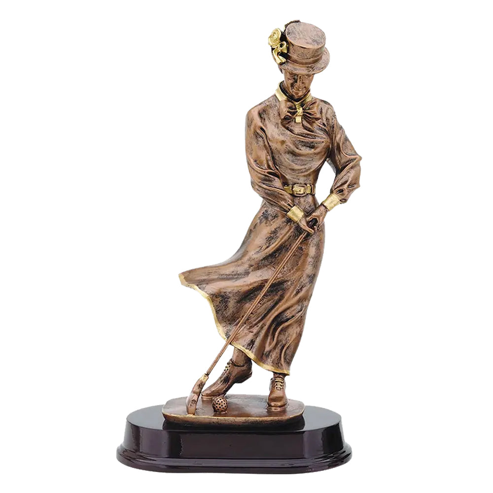 Vintage Ladies Waiting Golfer Award