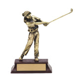 Gold Ladies Resin Golf Award