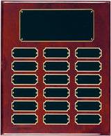 Rosewood Piano Finish Perpetual Plaque