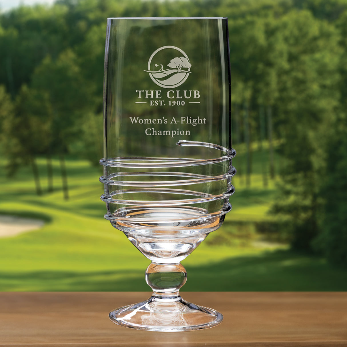 Spiral Trophy Cup