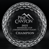 Crystal Golf Ball Trophy