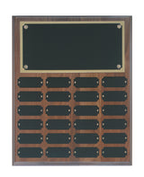 Genuine Walnut Perpetual Plaque