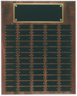 Genuine Walnut Perpetual Plaque