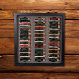 96 Golf Pencil Display Case -- Black/Gray