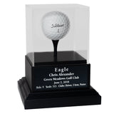 Acrylic Eagle, Double Eagle, or Albatross Display with Wood Base