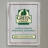 Aspen Golf Award Plaque
