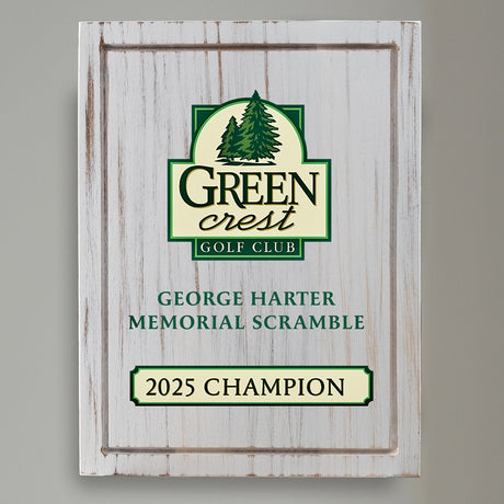Aspen Golf Award Plaque