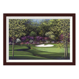 "Augusta-13th Azalea" Framed Canvas