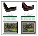 "Augusta-13th Azalea" Framed Canvas