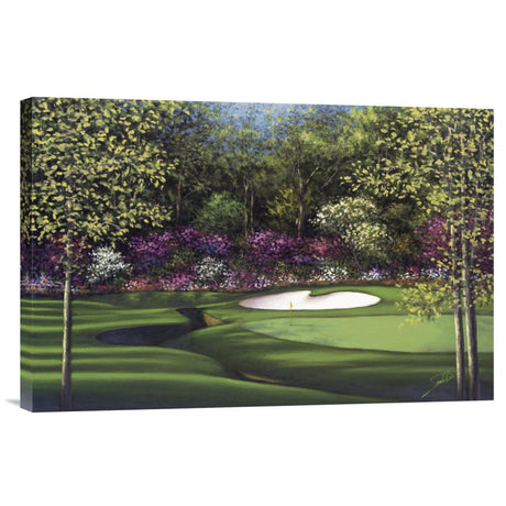 "Augusta-13th Azalea" Wrapped Canvas