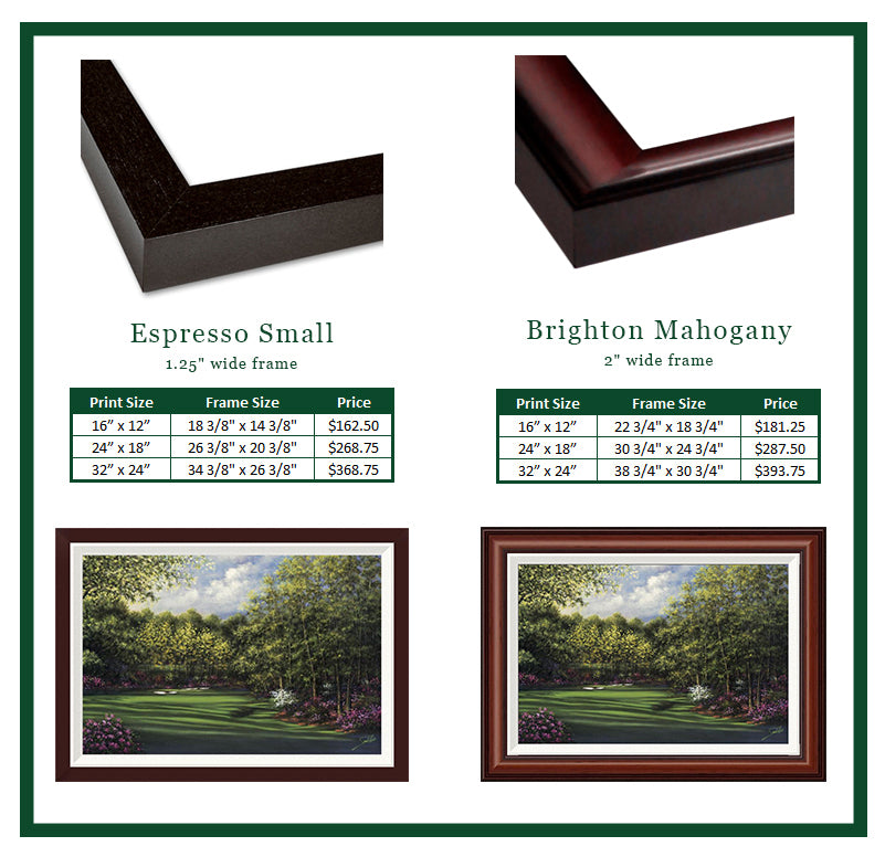"Augusta-Amen Corner" Framed Canvas