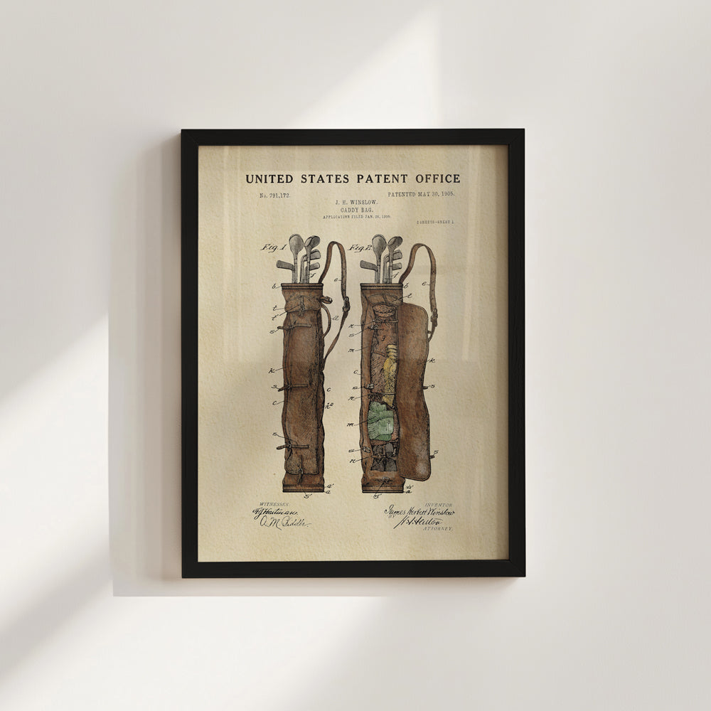 Golf Patent Print