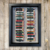 64 Golf Pencil Display Case -- Black/Gray