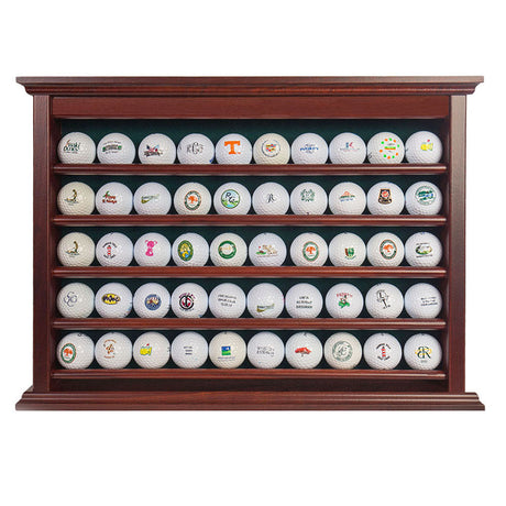 50 Golf Ball Display Rack -- Cherry
