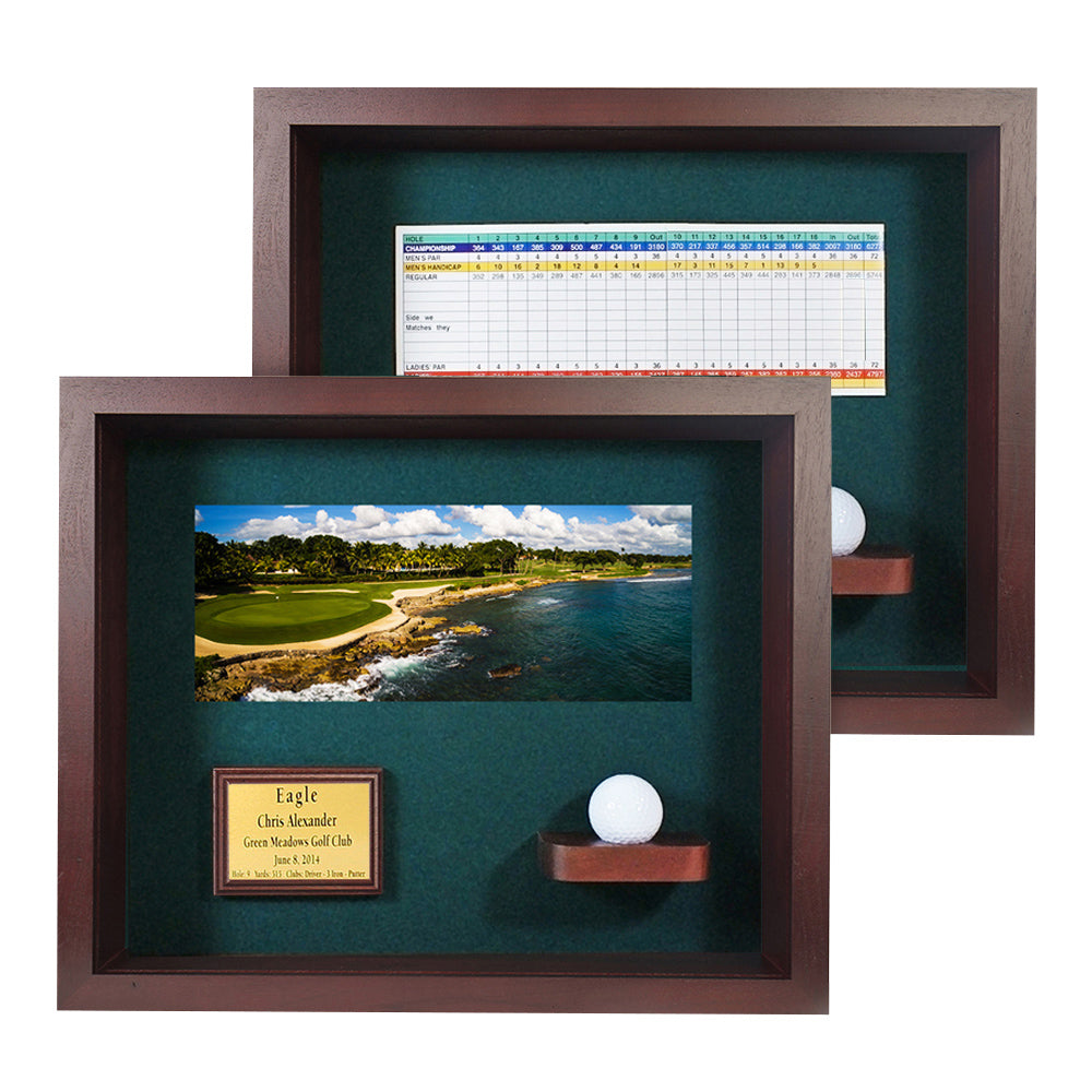 Ball & Photo/Scorecard Shadowbox Display