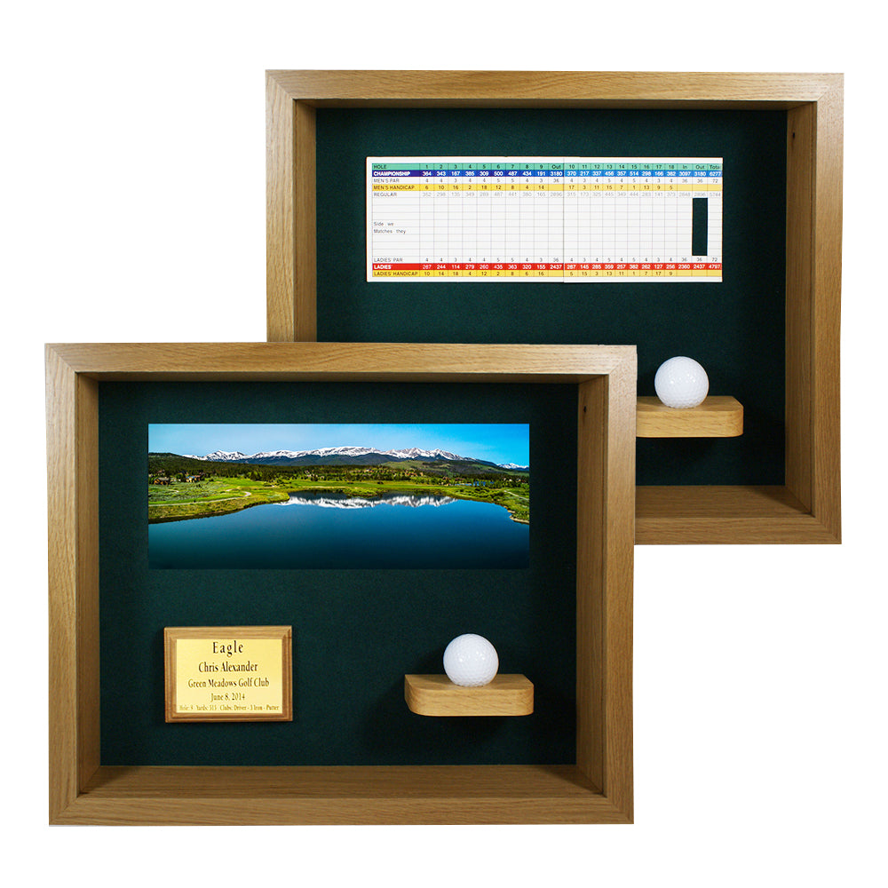 Ball & Photo/Scorecard Shadowbox Display