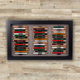 48 Golf Pencil Display Case -- Black/Gray