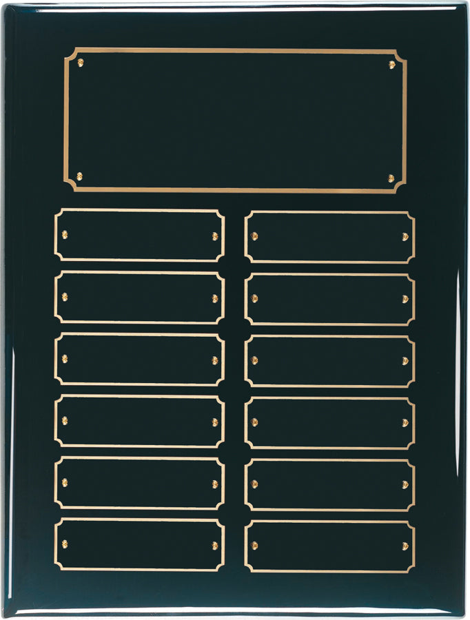 Black Piano Finish Perpetual Plaque