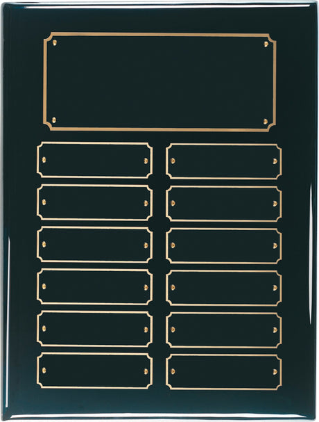 Black Piano Finish Perpetual Plaque