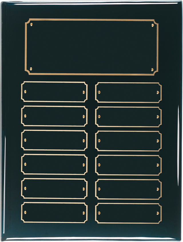 Black Piano Finish Perpetual Plaque