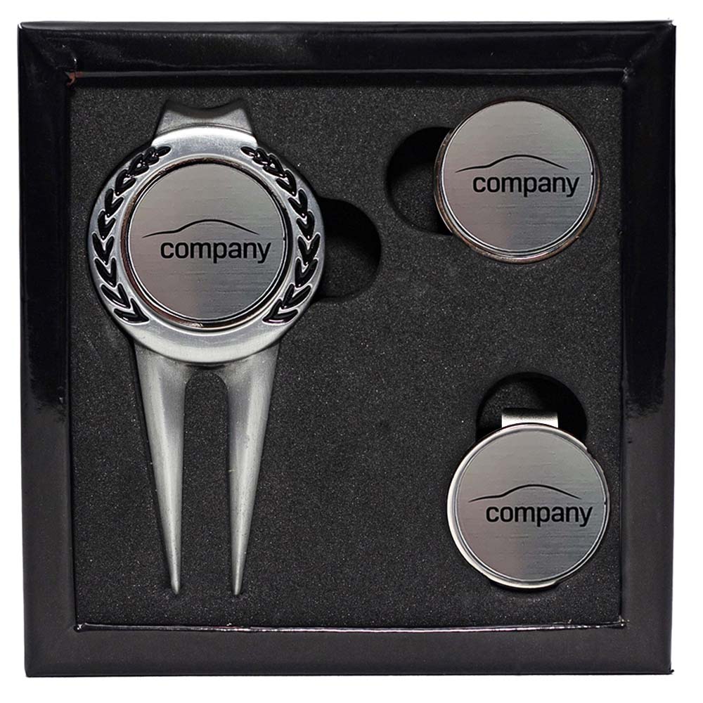 Personalized Divot Tool / Hat Clip Marker Set | Great Golf Memories
