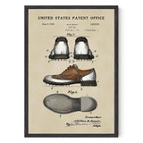 Golf Patent Print - Shoes