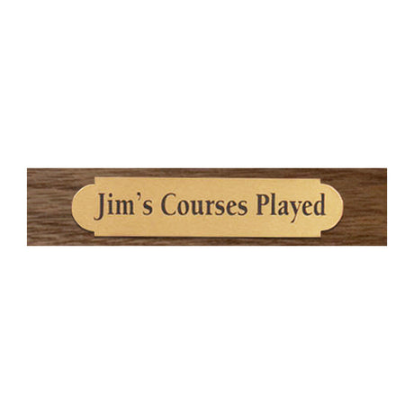 48 Golf Pencil Display Case -- Walnut