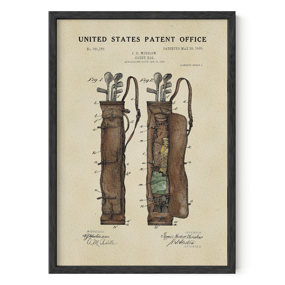 Golf Patent Print
