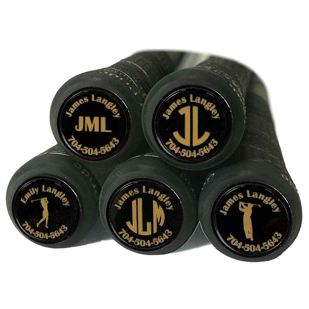 Golf Club Finders Black with Gold