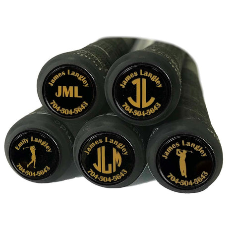 Golf Club Finders Black with Gold