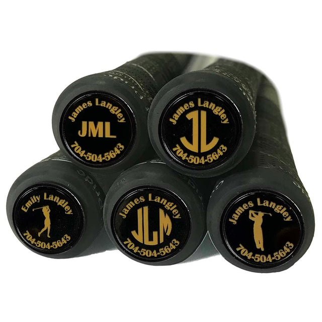 Golf Club Finders Black with Gold