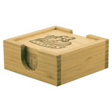 Custom Bamboo Coaster Set