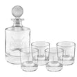 Custom Engraved Golf Ball Decanter and Glass Set