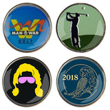Custom Full Color Poly Domed Metal Ball Marker