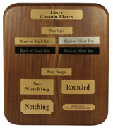Custom Lasered Plate