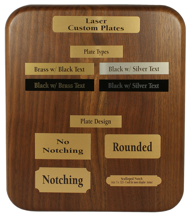 Custom Lasered Plate