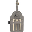 Custom Leatherette Bag Tag w/Wooden Tees