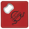 Custom Leatherette Bottle Opener Coaster