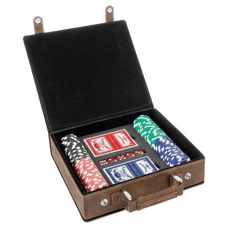 Custom Poker Chip and Dice Set