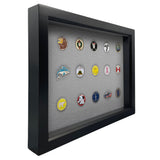 Shadow Box Ball Marker Display -- Black/Gray