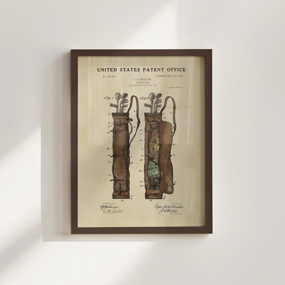 Golf Patent Print