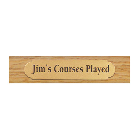 48 Golf Pencil Display Case -- Oak