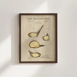 Golf Patent Print - Wood