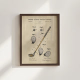 Golf Patent Print