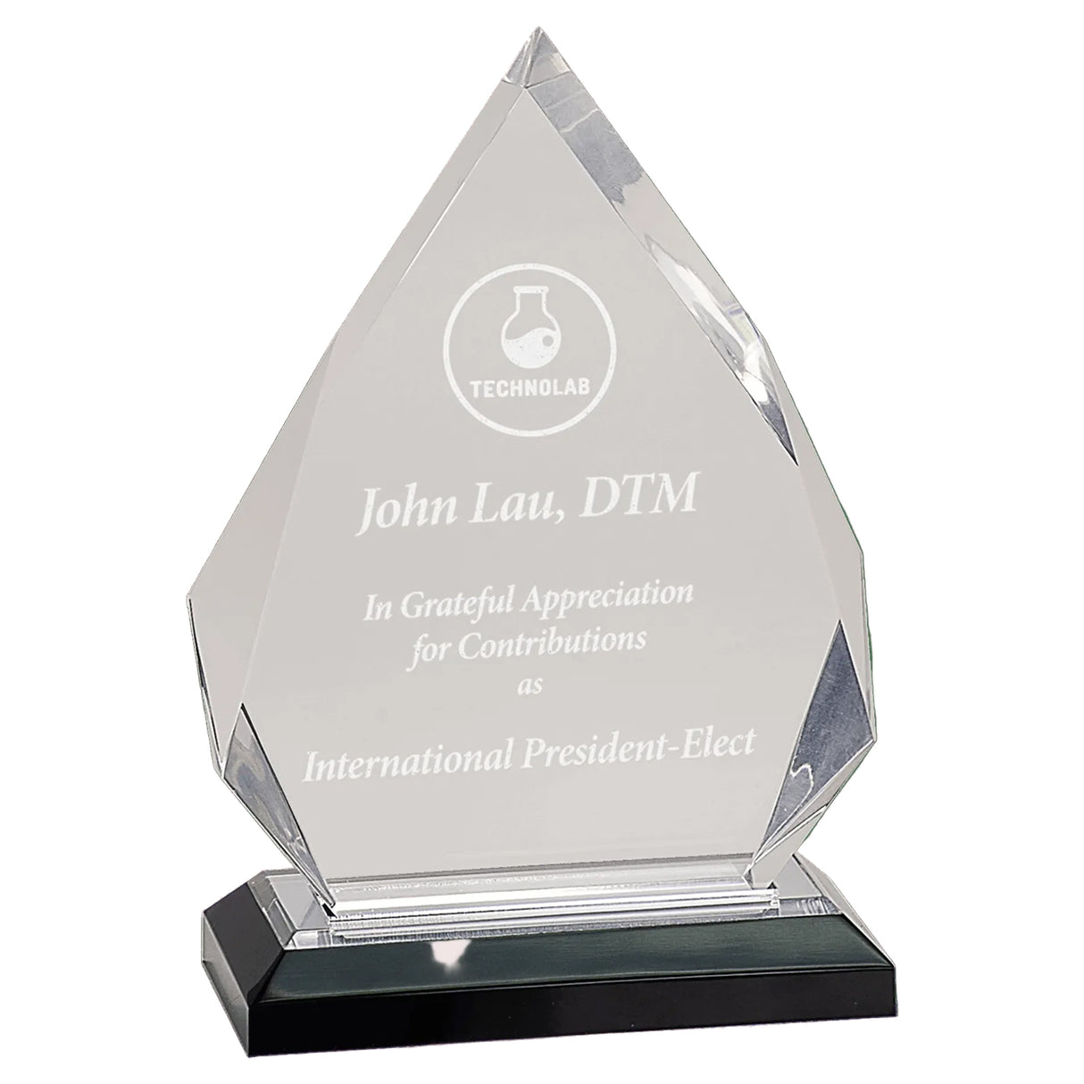 Diamond Impress Acrylic Golf Award