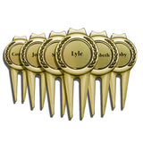 Individually Personalized Ball Marker and Divot Tool Sets
