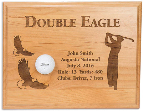Double Eagle 12x9 Laser Etched Plaque