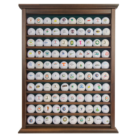 100 Golf Ball Display Rack -- Walnut
